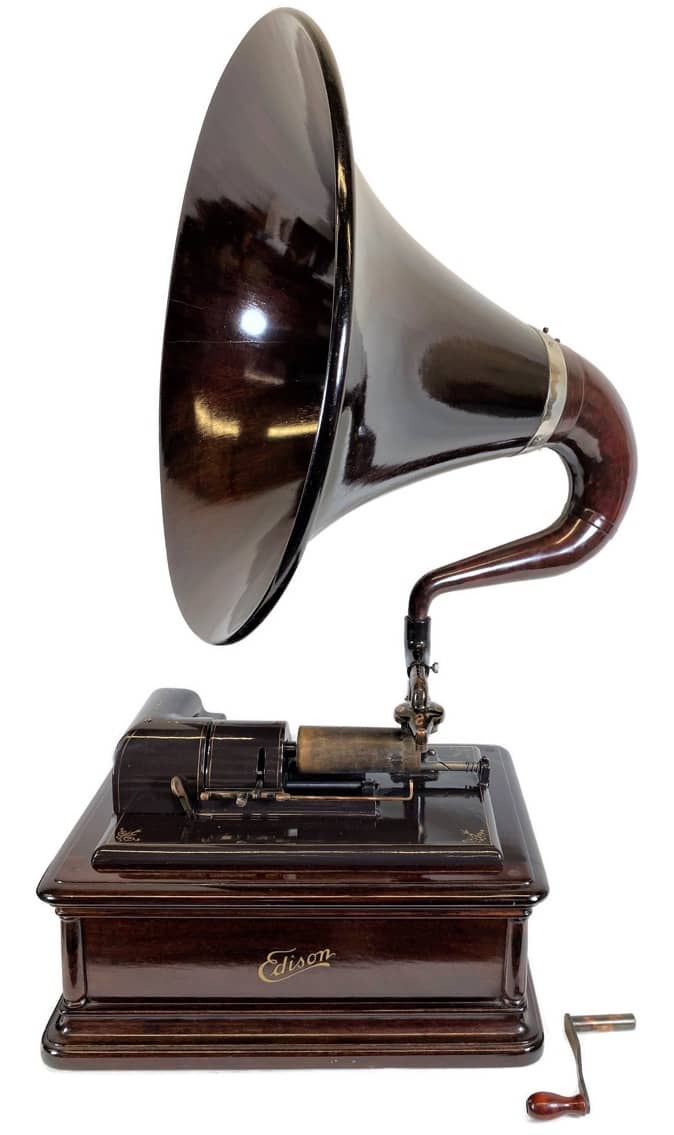 Edison Deluxe Opera wax Cylinder Phonograph Table Top $3500