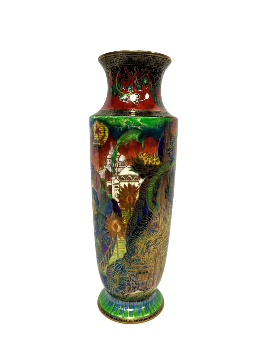 Wedgwood Fairyland Flame Lustre Vase Tree Serpent $4000